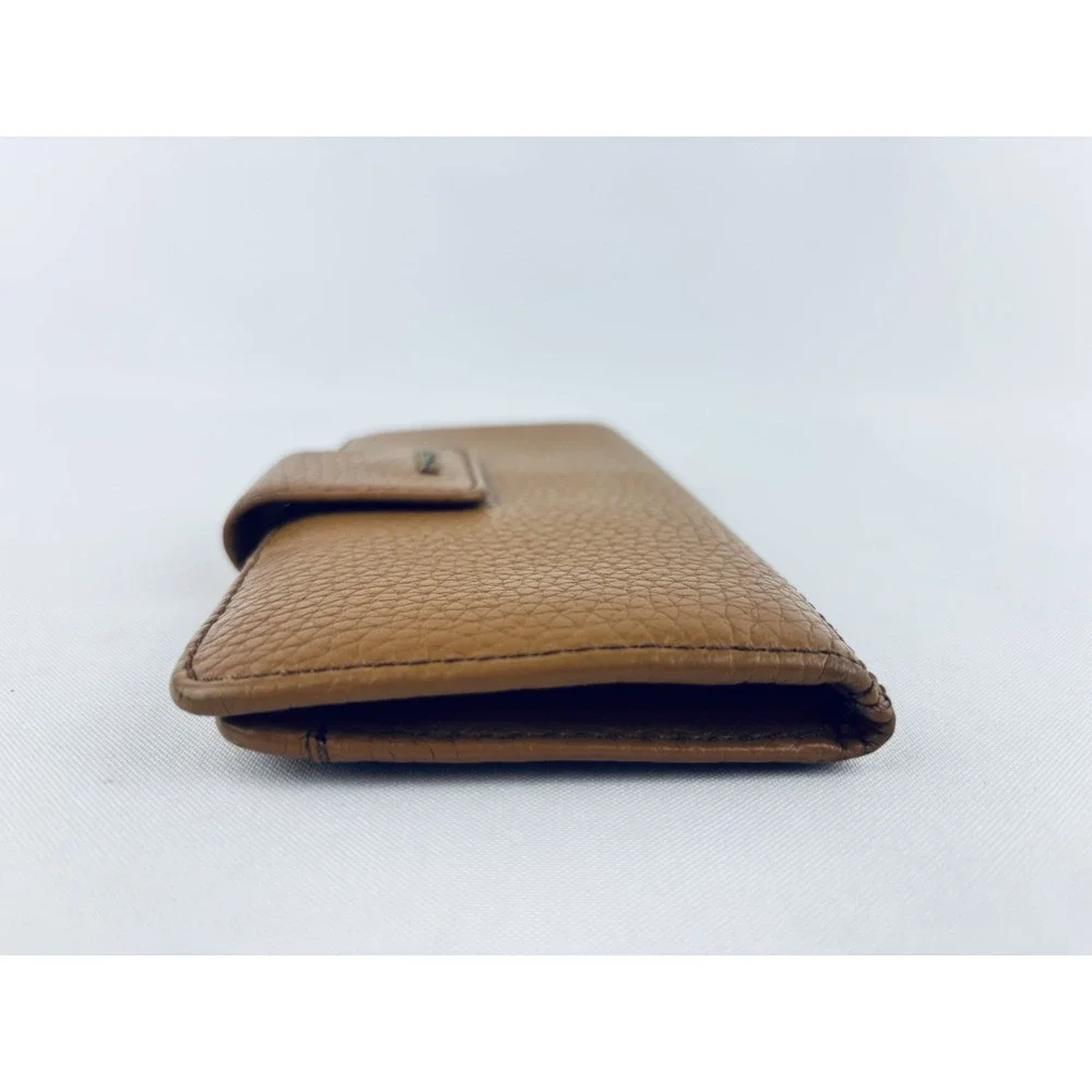 Fossil Logan Zip Around Women's‎ Leather Clutch - Brown Credit Card Holder